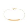 Imagem de Pulseira Ouro 18k chapinha - 1600007