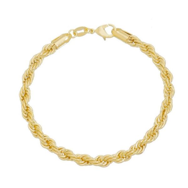 Imagem de Pulseira cordão torcido 4mm - 0404548