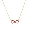 Imagem de Corrente infinito com pedras strass - 0301755 Várias Cores