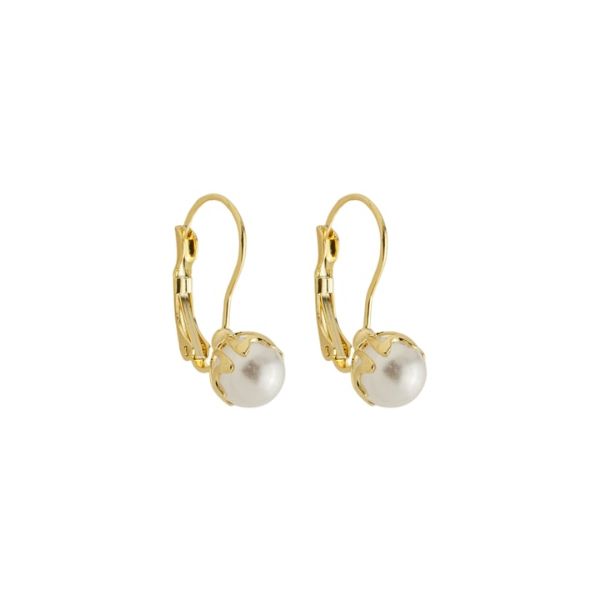 Imagem de Brinco argola com pérola 8mm - 0527831