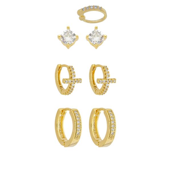 Imagem de Kit click argola zircônia  - 0524225