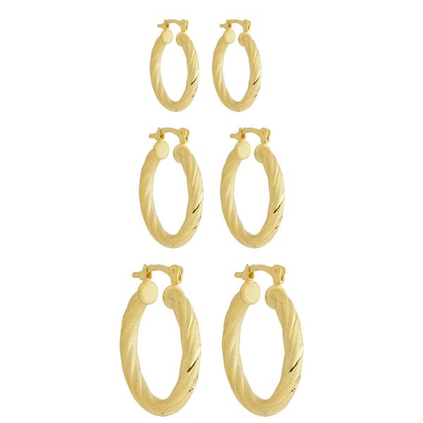 Imagem de Brinco trio argola  - 0524587