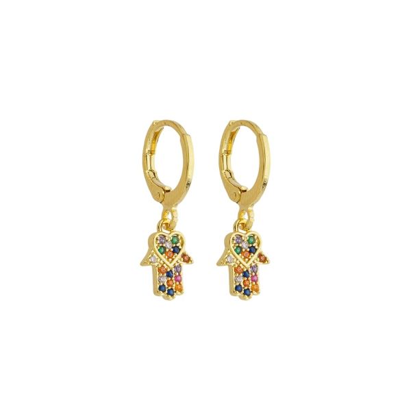 Imagem de Brinco argola click mão de Fátima  - 0526179