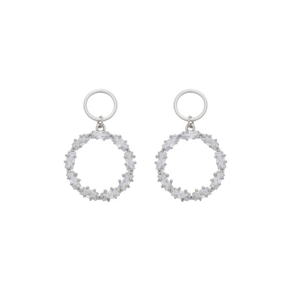 Imagem de Brinco zircônia baguete - 0527642