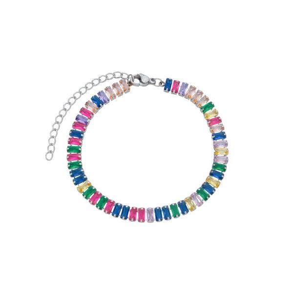 Imagem de Pulseira pedra baguete zircônia - 0406347