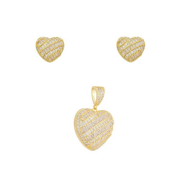 Imagem de Conjunto coração zircônia - 1101422